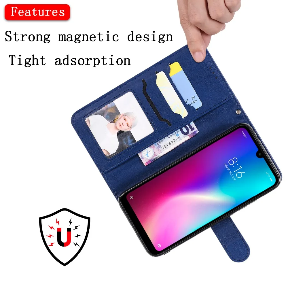 Чехол для телефона Xiaomi Redmi Note 7 Pro Red mi 7 Съемная отдельная 2в1 откидная крышка для Xiaomi mi 8 Lite Кожаные чехлы Carcasa