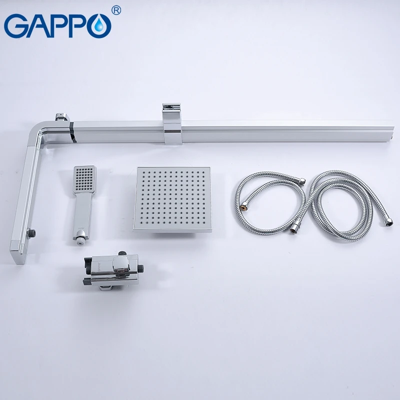 Душевая система GAPPO GA2401 кран для ванны и душа настенный массажный набор Водопад