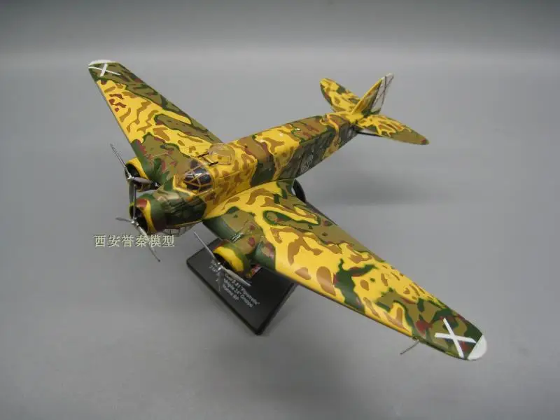 IXO 1/144 масштаб военная модель игрушки Италия Савойя-Marchetti S. M.81 пипистелло летучая мышь бомбардировщик литой металлический самолет модель игрушки для подарка