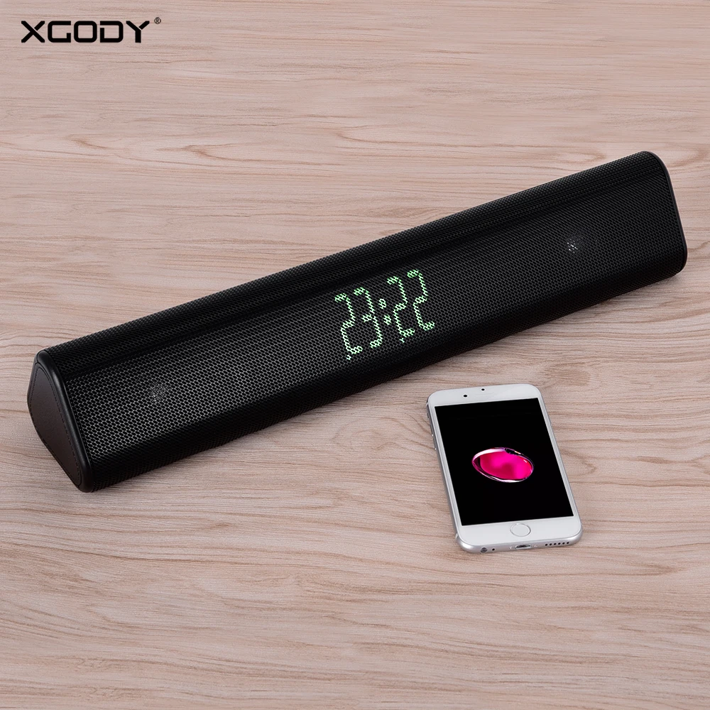 XGODY JY47 Bluetooth динамик беспроводная Портативная колонка со светодиодное радио с