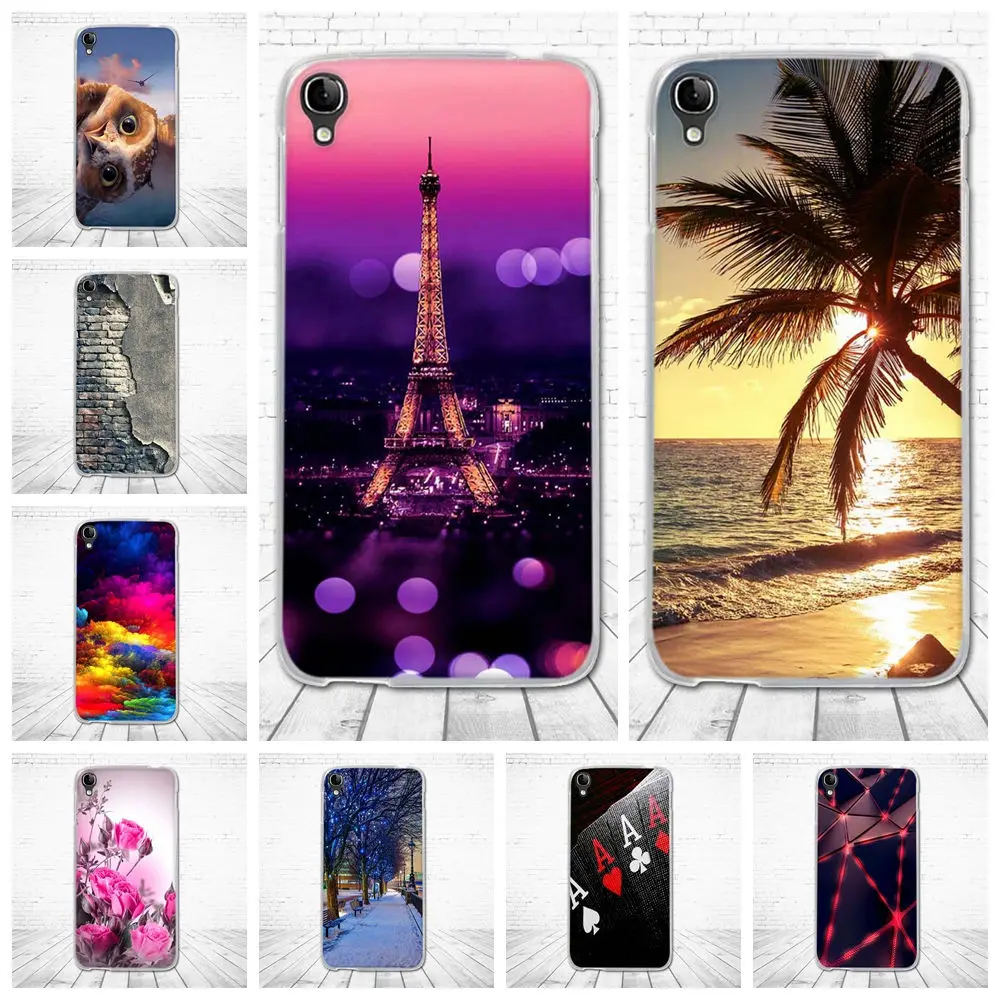 Для Alcatel OneTouch Idol 3 5 ''OT 6045 6045Y 6045K чехол Силиконовый ТПУ 3D с рисунком для (5 5)