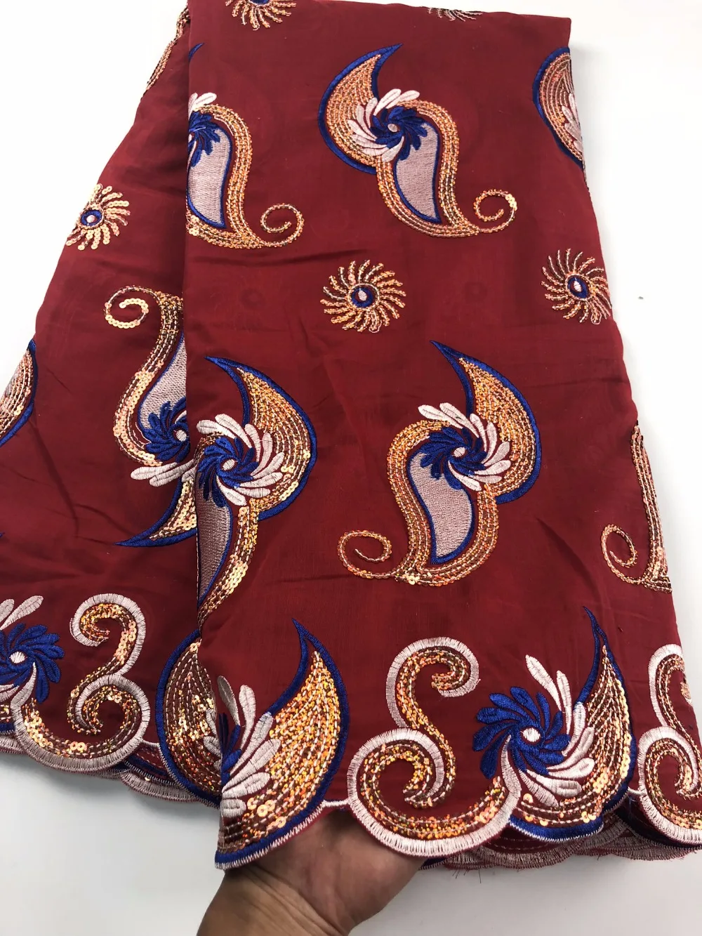 cotton fabric swiss voile lace high quality nigerian fabrics for wedding 2018 hot sale A727 | Дом и сад