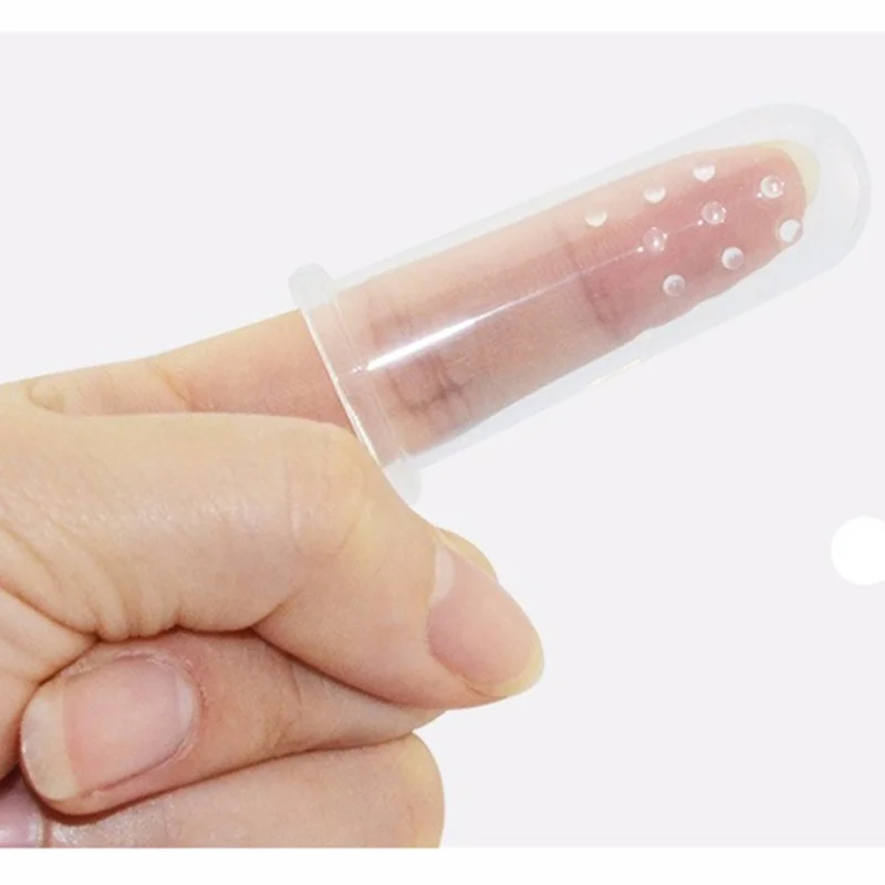 Детский продукт детская зубная щетка мягкая безопасная силиконовая для обучения