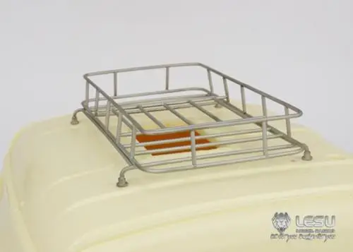 LESU металлическая крыша кабины холщовая рама 1/14 Tmy DIY RC трактор Sca модель грузовика
