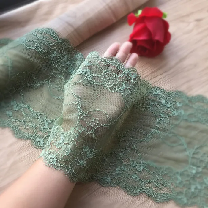 Нижнее белье 18 см ширина темно-зеленый bean зеленый вышивка тянущиеся кружевные