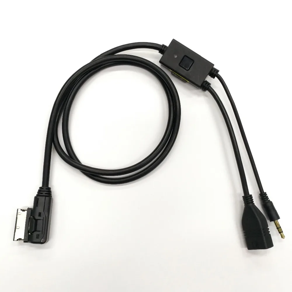 USB AUX MP3 кабель адаптера интерфейса для Audi MMI 2G 3G + A1 A3 A4 A5 A6 S6 RS6 A8 Q3 Q5 Q7|Кабели