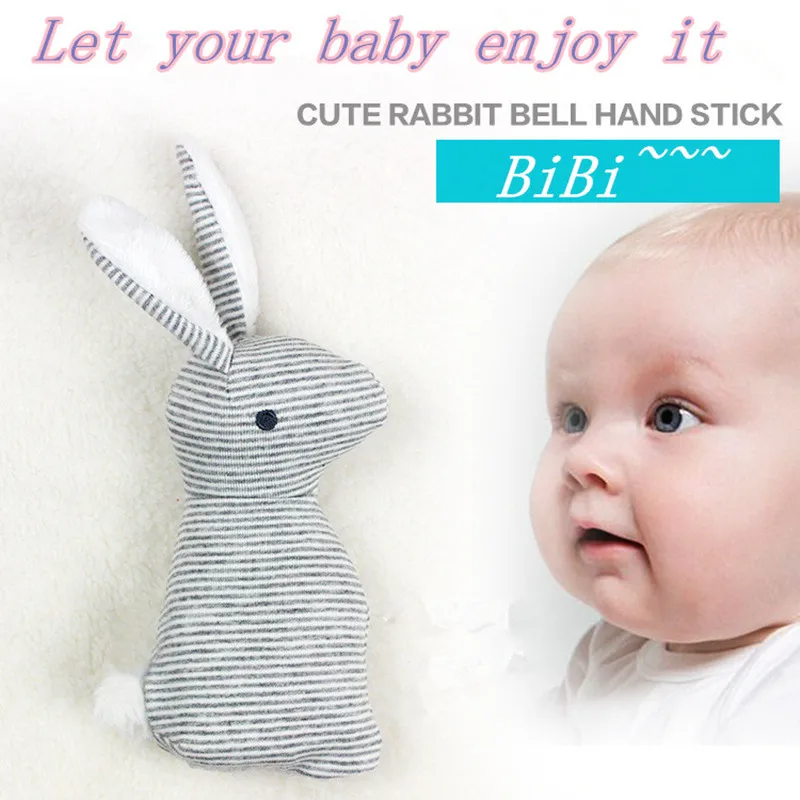 RAINBOX Baby Rattle Toys BB Sound Lovely Rabbit Kids Stuffed Appease Toy Newborn Infant Cartoon toys WJ068 | Игрушки и хобби