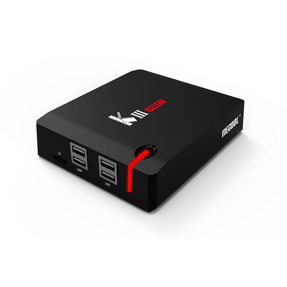 Умная ТВ приставка MECOOL KIII PRO Android 7 1 декодер T2 C 3 ГБ 16 Восьмиядерный процессор Amlogic