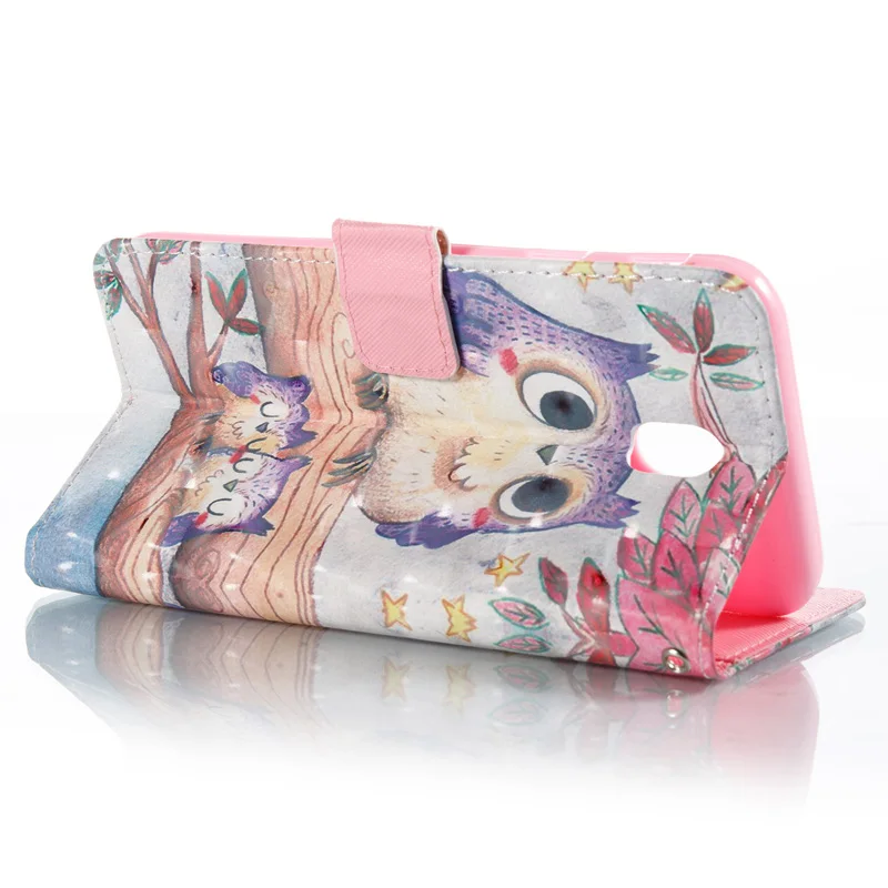 Flip Wallet Rhinestone Leather Painted Phone Soft Bling Cover Shell Coque for Samsung Galaxy A3 A5 J3 J5 J7 2016 2017 US EU Case | Мобильные