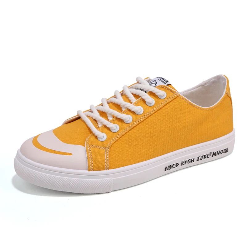Summer Shoes Men 2018 New Fashion Canvas lightweight Lace Up Flat Male Sneakers Baotou Breathable Unisex For Couple |
