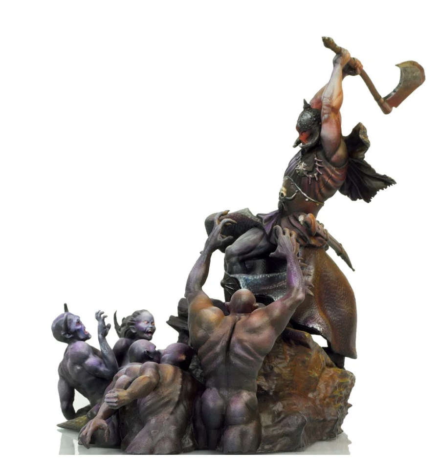 [Loong Way Miniatures] Kabuki Studio DARK SIRE 75 мм миниатюрные из полимерной смолы|Аксессуары для