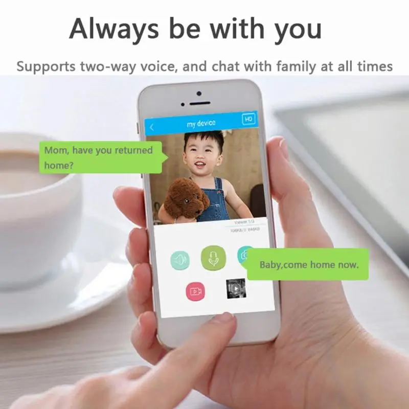 Сетевая веб-камера беспроводная wifi 720 P камера IP66 Водонепроницаемая двухсторонняя Voive домашний монитор мобильное Обнаружение веб-камера видеокамера 2MP US