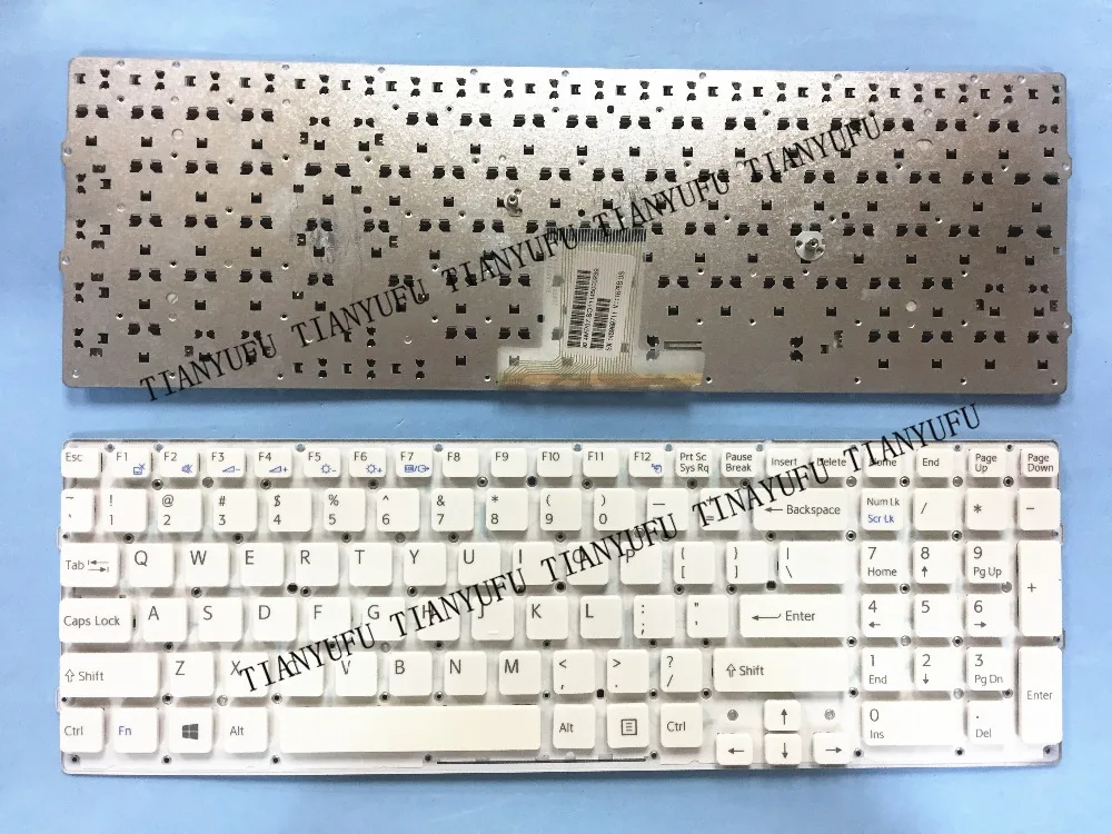 Английская новая белая клавиатура EB для SONY vaio VPCEB36FG VPC-EB1E9R VPC-EB VPCEB VPC pcg-71211v V111678B