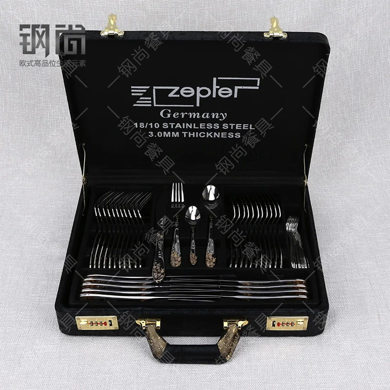 Hot 48pcs/set Of Knites Forks Teaspoons 18/10 Stainless Steel Excellent Quality Tableware Set | Дом и сад