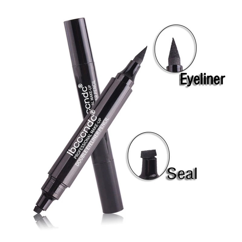 Новая Привлекательная двухсторонняя подводка для глаз в виде черных крыльев