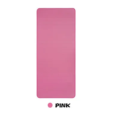 Розовый Коврик для йоги 10 бутадиен-нитрильный каучук Yogamatte 185*61 см нескользящий коврик для упражнений фитнес-топ для занятия танцами Пилатес гимнастический мат коврик для тренировок Tapete фитнес - Цвет: Розовый