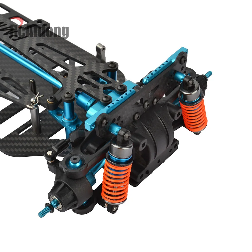 Алюминиевый сплав и карбоновый вал привода 1/10 4WD Touring Car Frame Kit для 1/10 RC TAMIYA TT01 TT01E на дороге Дрифт автомобиль