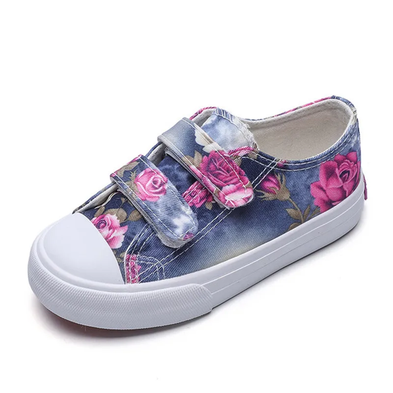 Детская обувь для девочек детская парусиновая новинка весны 2019 модные детские