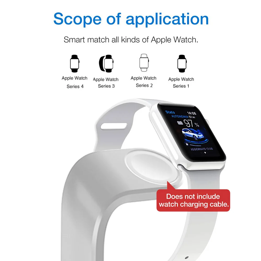 3 в 1 10 Вт Быстрая Зарядка Qi Беспроводное зарядное устройство для Apple Watch 5 4 3 2 1 для iPhone 11 XR XS Max X 8 samsung S10 S9 S8 для AirPods
