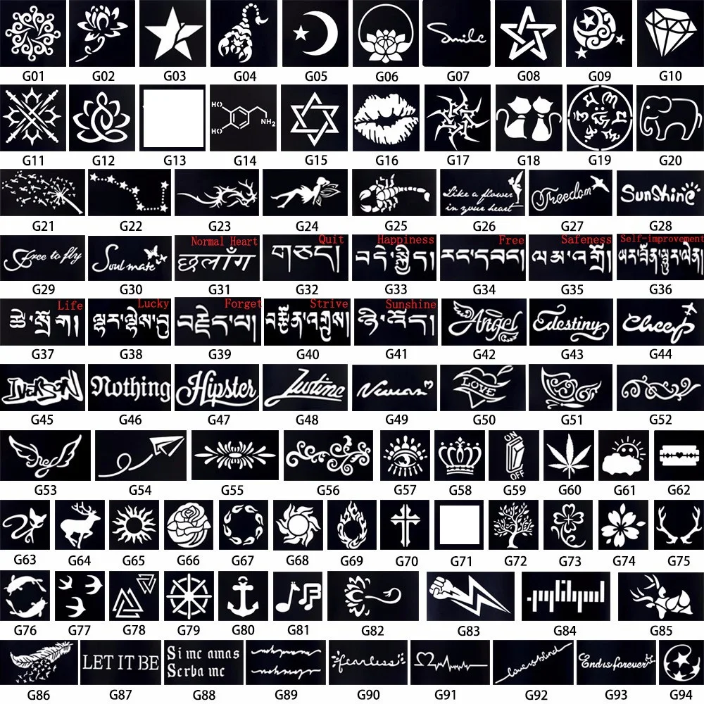 Летние Стильные водонепроницаемые трафареты для татуировок в виде ветвей дерева