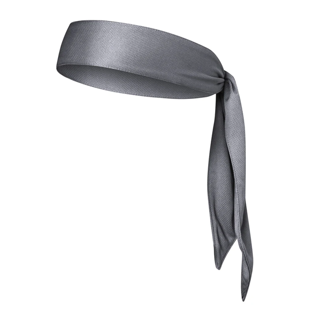 Спортивный однотонный галстук на голову Теннисный напульсник баскетбольная