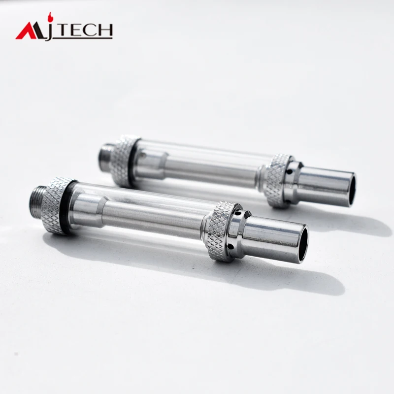 5pcs Original clearomizer 0.5Ml 1Ml Oil Cartridges Glass Tank Vaporizer Starter Kits Vape Top Airflow 1.6Ohm Dual Coil Atiomizer |