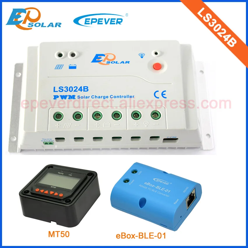 12 V/24 V автоматическая работа 30A 30amp ШИМ панель солнечной батареи Контроллер LS3024B с