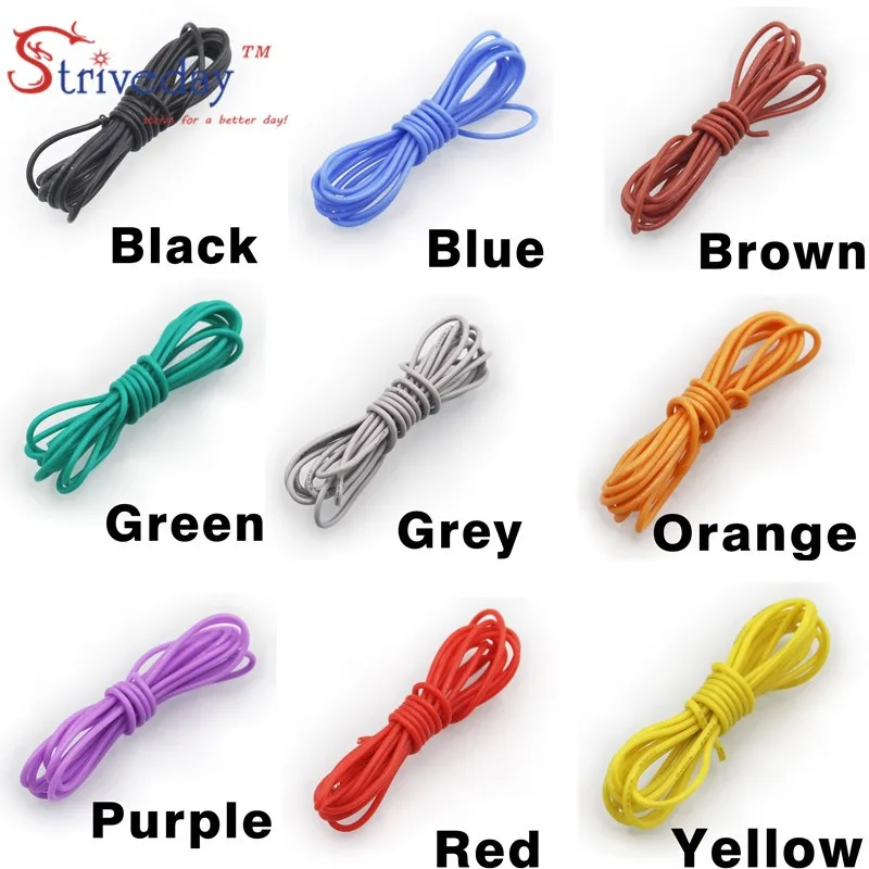 Гибкий силиконовый провод 13AWG 5 метров Радиоуправляемый кабель 500/0 08TS наружный