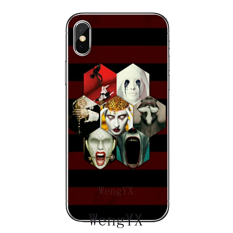 Тонкий мягкий чехол для Apple iPhone X, XR, XS Max, 8, 7, 6s, 6 plus, SE, 5S, 5c, 5, 4S, 4 - Цвет: horror-story-A-03