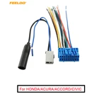 FEELDO 1 компл. Автомобильная аудиосистема стерео проводка с радио Anatenn разъем для HONDAACURAACCORDCIVICCRV завод OEM радио CD #3092