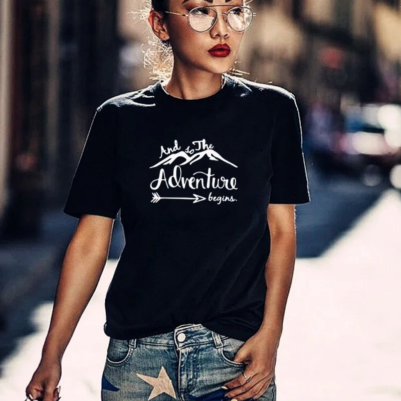 

Mountains Hiking Shirt for Women Gift Forest Nature Camping TShirt Travel Road Trip Shirt T Shirt Women Graphic Tee Hipster