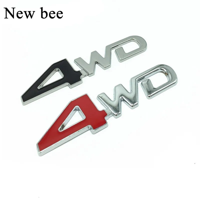 Хромированная Металлическая 3d наклейка Newbee Эмблема 4 х4 для Honda CRV Accord Civic Suzuki Grand