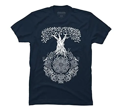 Мужская футболка Yggdrasil древо Жизни мужские Графических Футболка | одежда
