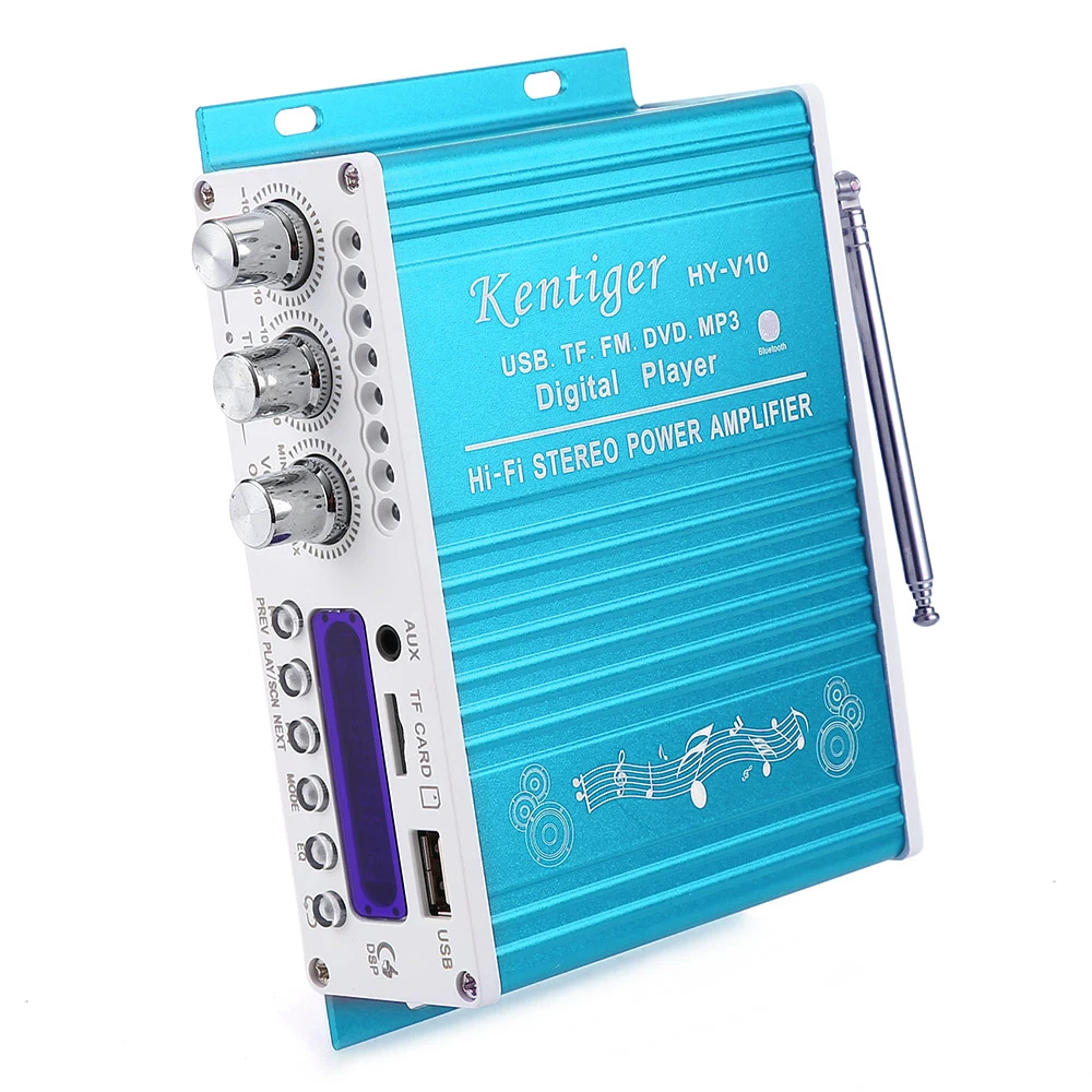 V10 Bluetooth беспроводной Hi Fi 12 В Автомобильные усилители мощности класса AB стерео