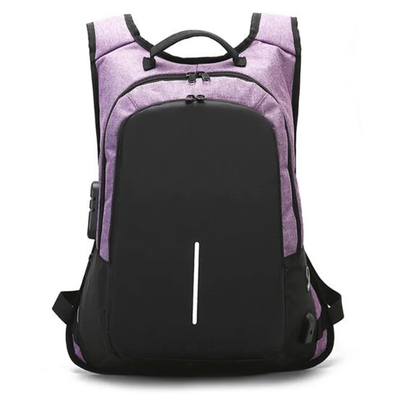 Рюкзак с защитой от кражи для мальчиков и девочек школьные ранцы мужчин женщин