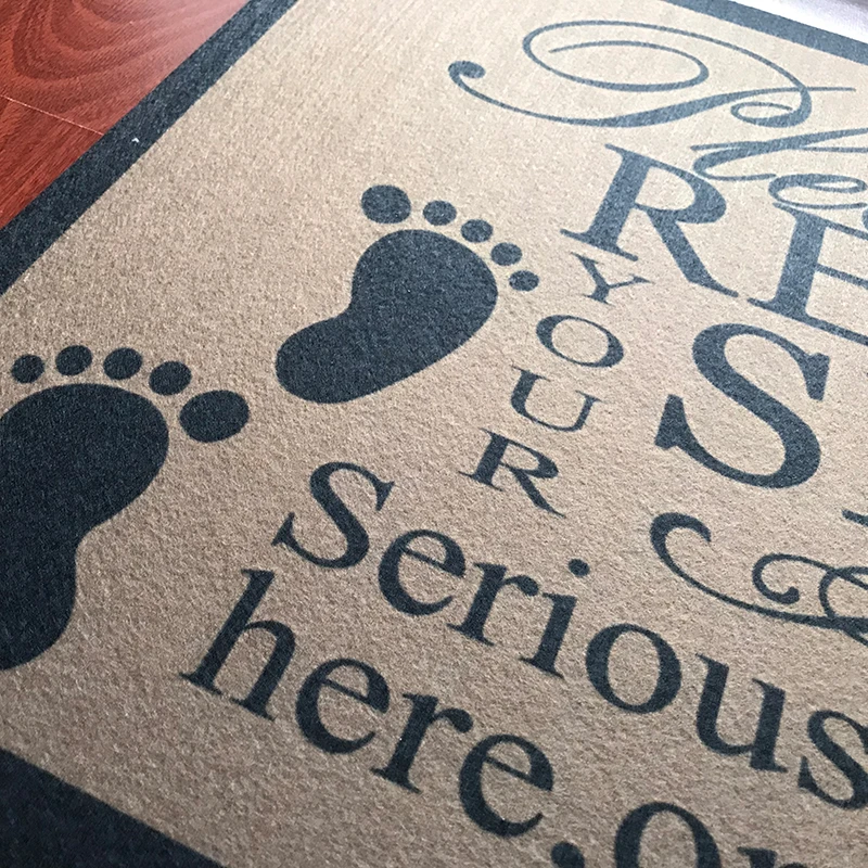 Забавный коврик с буквенным принтом для входной двери смешной пожалуйста