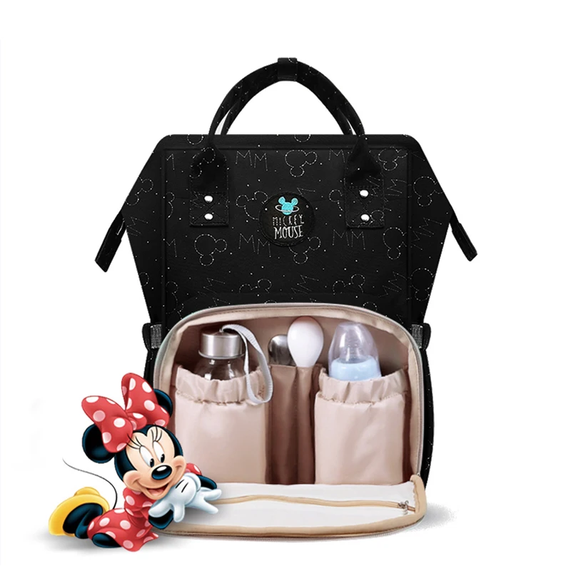 Disney Mother Bag многоразовый подгузник сумка Водонепроницаемый рюкзак для матерей
