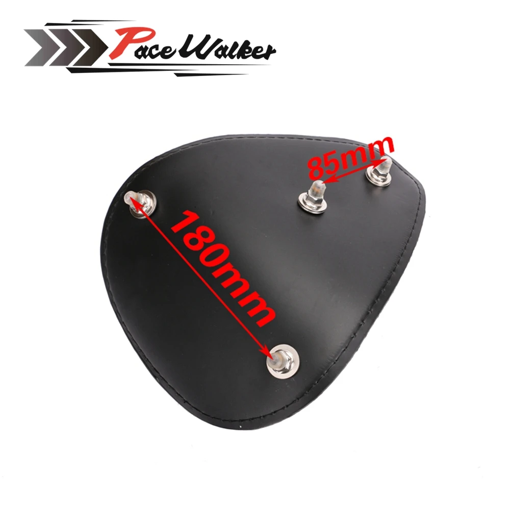 Коричневый 3 &quotВесна кронштейн соло сиденья для Harley Bobber Chopper Пользовательские