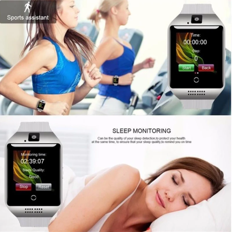 Smart Watch Men Waterproof IP67 Sim Card Android Cam Phone Sport Heart Rate Monitor IOS Compatible Better than dz09 | Электроника