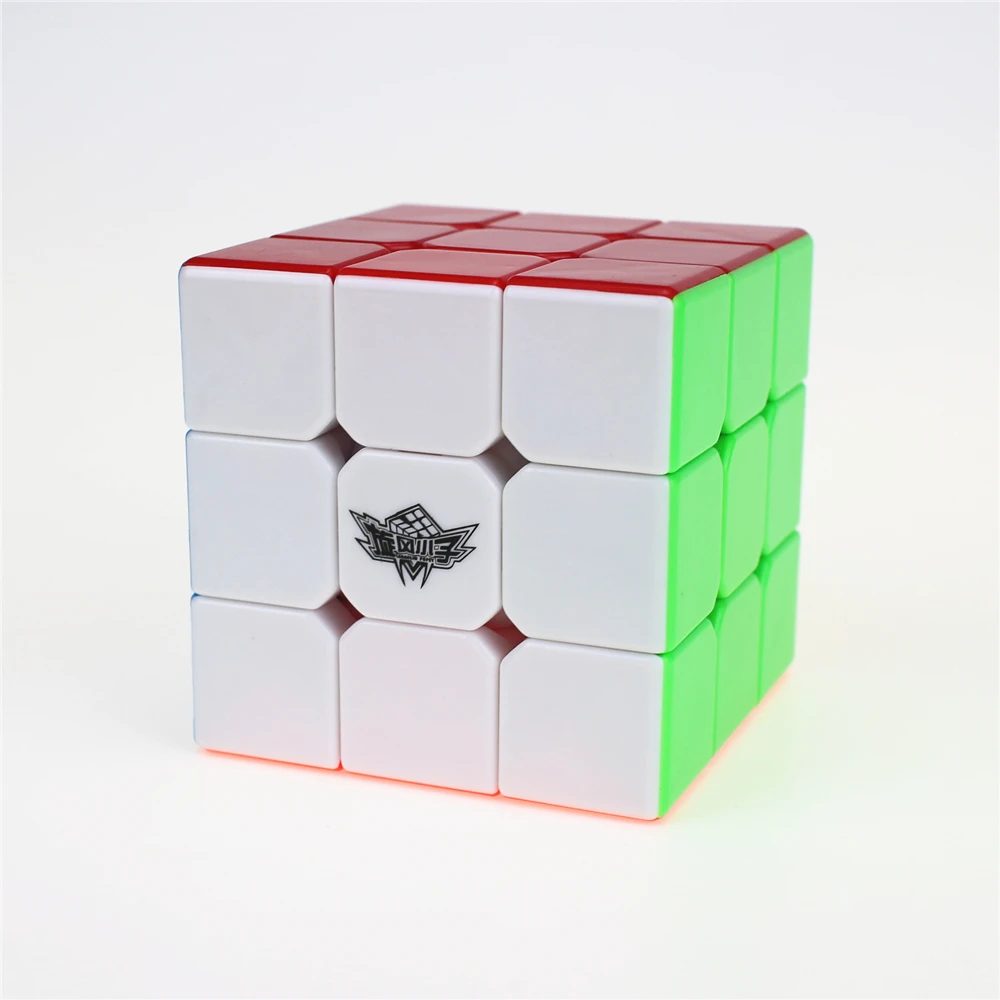 Циклон для мальчиков 3x3x3 профессиональный магический куб соревнования скорость головоломка Кубики Игрушки для детей cubo magico без наклеек Радуга