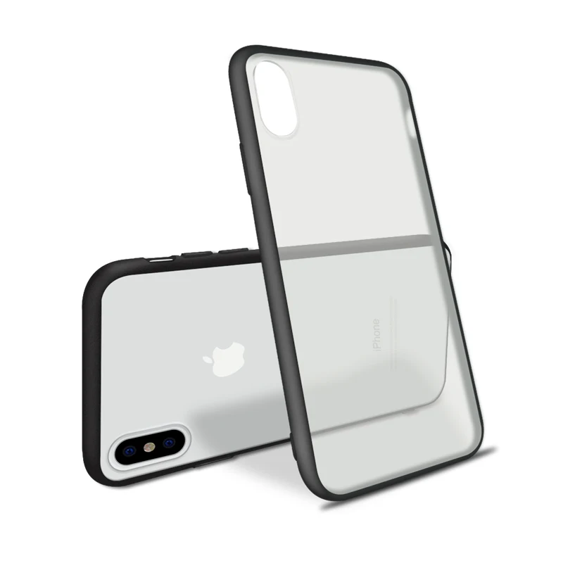 

Luxury Scrub Hard Silicone Clear Case Phone Cases For iPhone 5 6 6s 7 8 X XS max XR Case Back Cover For iPhone 6s 7 8 Plus Case