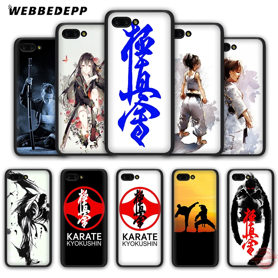 WEBBEDEPP Oyama Kyokushin Karate мягкий чехол для Honor 20 10 9 9X8 Lite 8C 8X 7X 7C 7A, 3 Гб оперативной памяти, 6A Pro вид 20
