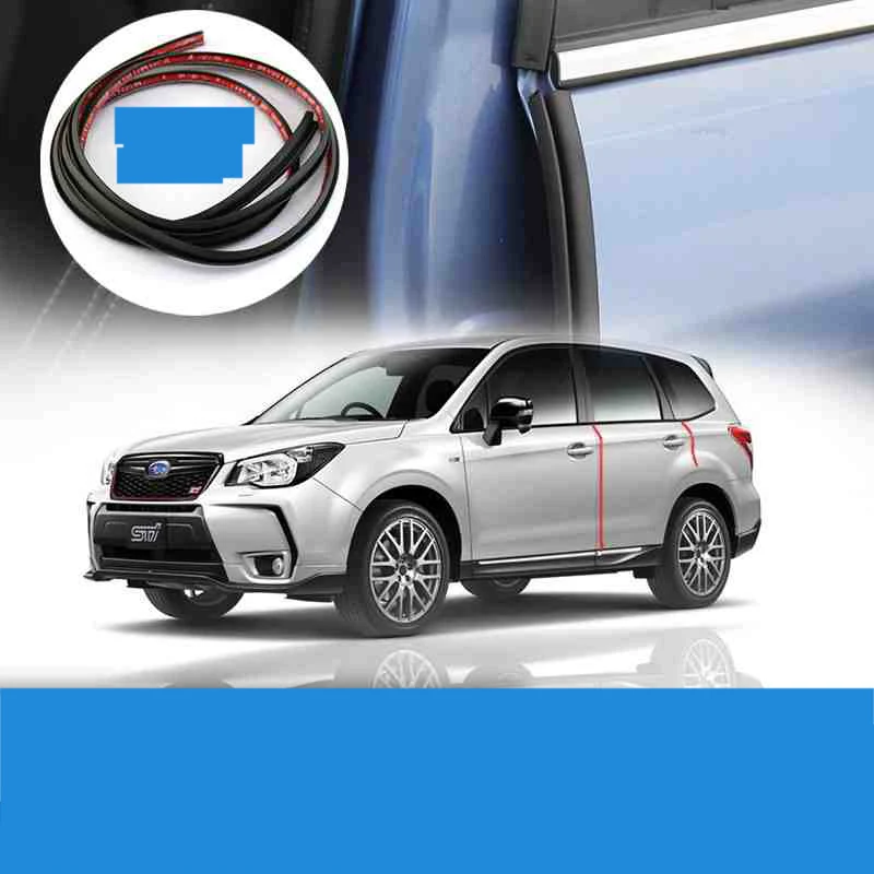Lsrtw2017 ПВХ двери автомобиля полоса столкновения двери бампер полоса для subaru outback forester legacy xv impreza