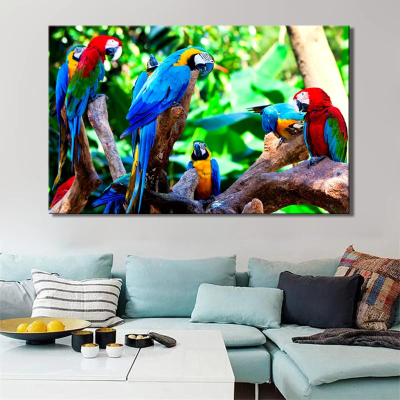 Современные постеры с животными и принтами настенная живопись на холсте