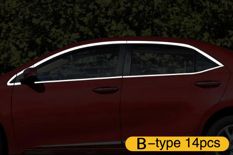 Накладка на окна автомобиля для toyota corolla 2013 E170