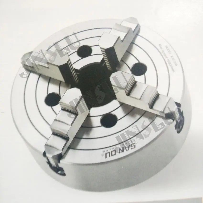 8-дюймовый 4-кулачковый токарный патрон ручные Самоцентрирующиеся патроны