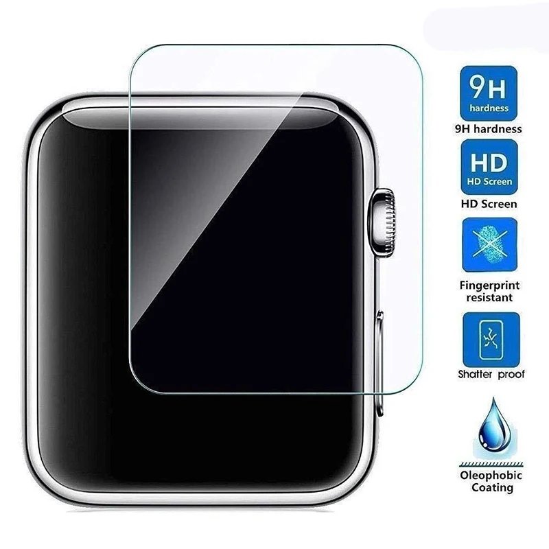 Закаленное стекло для Apple Watch серии 2 шт./лот 40 мм 44 38 42 4 3 1 защита экрана прозрачная