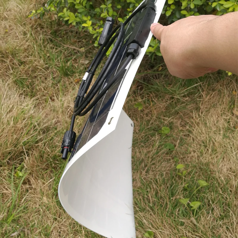 Online Panel Surya Fleksibel 12V 35W 2 Pcs Solar Battery Charger Modul Surya 70 Watt 24 Volt Caravan Perahu Mobil Berkemah Laut Caravan