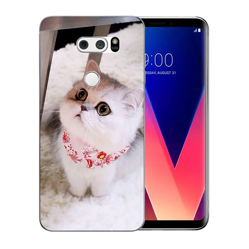 Чехол для телефона LG V30 DIY Marb шаблон чехол прозрачный силиконовый мягкий TPU H930 H930DS