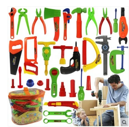 Детские развивающие игрушки набор инструментов детский игровой домик